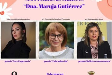 Conchi Sánchez, galardonada con el Premio ás Mulleres Dona Maruja Gutiérrez