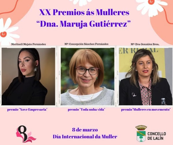 Conchi Sánchez, galardonada con el Premio ás Mulleres Dona Maruja Gutiérrez